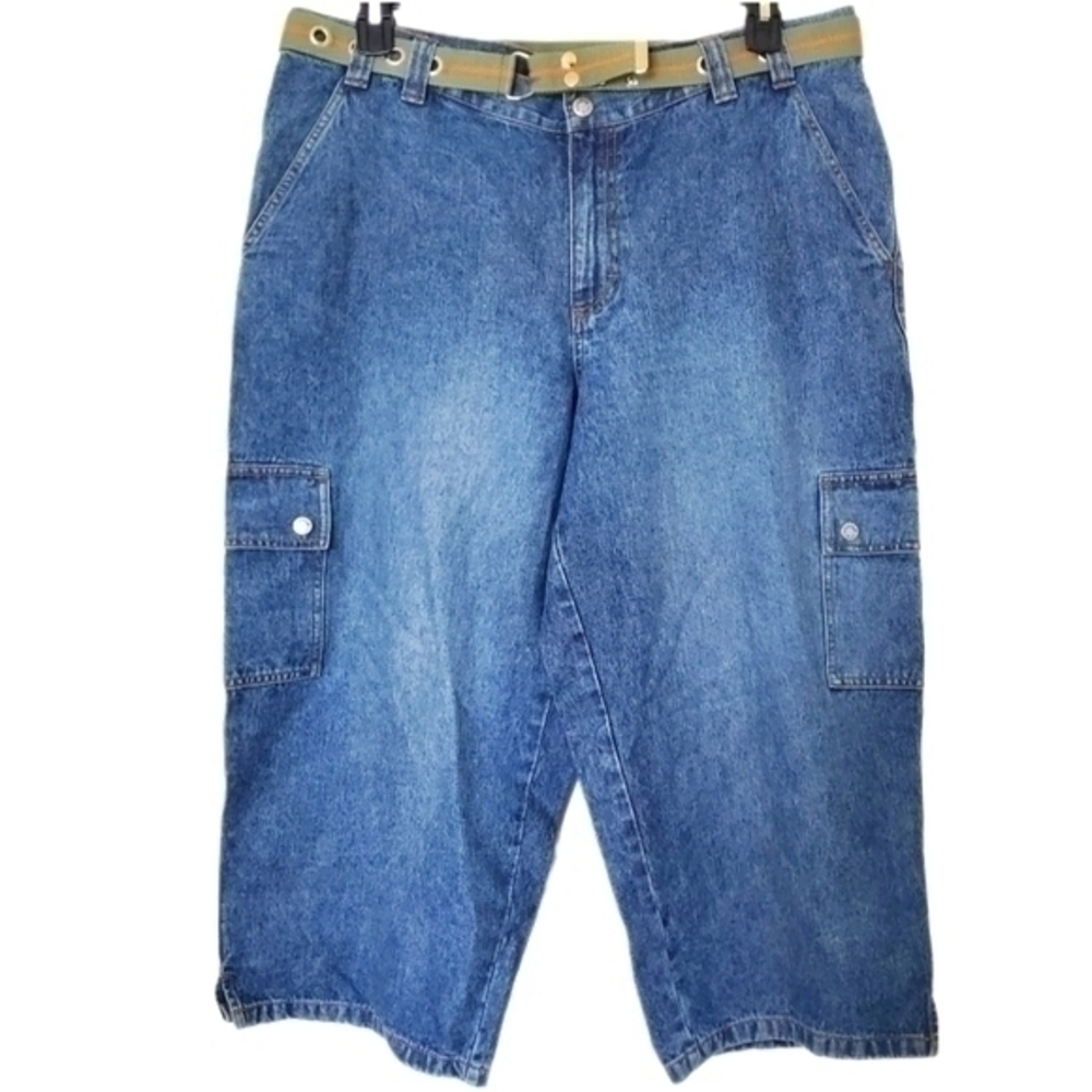 Riveted By Lee Blue Wide Leg Jeans.  NWT.  16W
